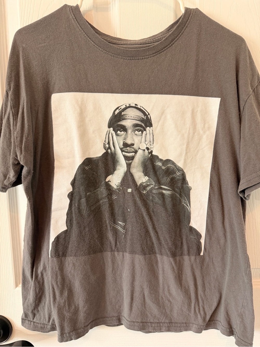 Charcoal Short-Sleeve 2Pac Graphic Tee - Women